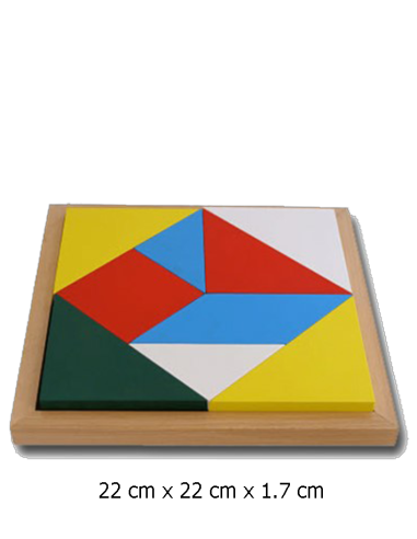 Geometric Shapes Square Puzzle