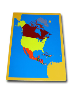 North America Puzzle Map 2
