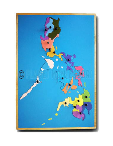 Philippine Puzzle Map - 17 Regions