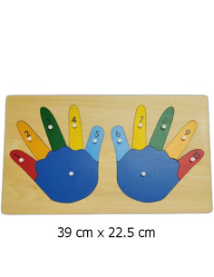 Hand Puzzle and Number