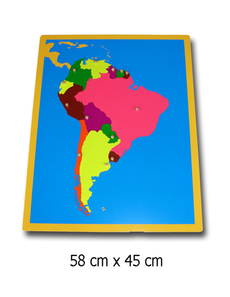 South America Puzzle Map