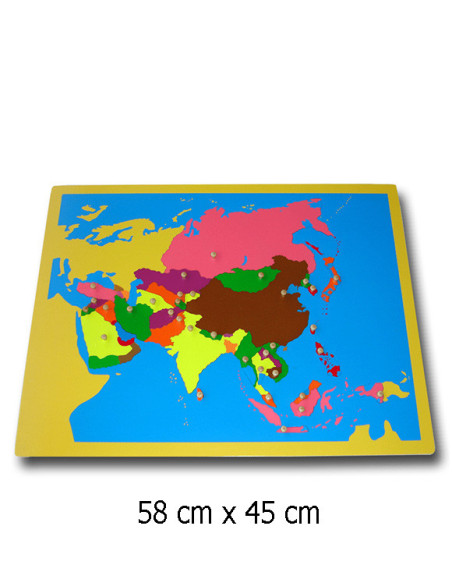 Asia Puzzle Map