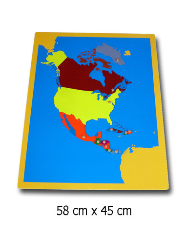 North America Puzzle Map