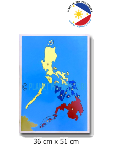 Philippine Puzzle Map- 3 Groups
