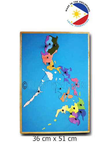 Philippine Puzzle Map - 17 Regions