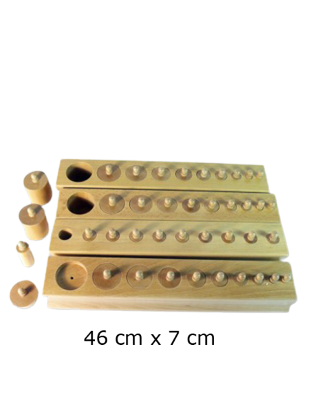 Cylinder Blocks (Set of 4)