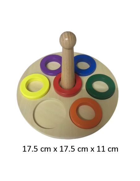 Rings on peg Rings on peg