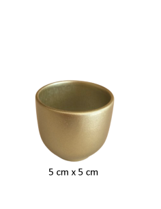 Golden Wooden Bowl