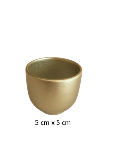Golden Wooden Bowl