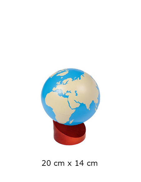 Globe Land and Water Painted