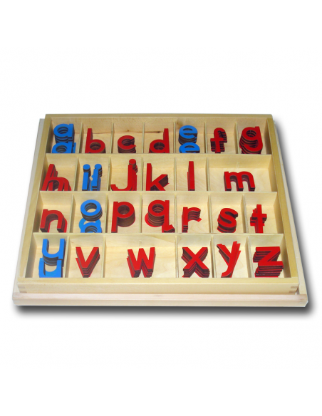 Movable Alphabet in Wood - Print  - Medium Size Movable Alphabet in Wood - Print  - Medium Size