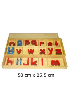 Movable Alphabet in Wood-Print-Large