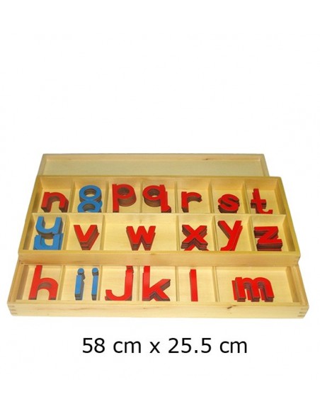 Movable Alphabet in Wood-Print-Large
