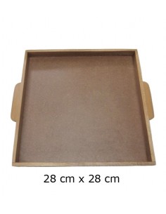 Tray for 9 Wooden Thousand Cubes