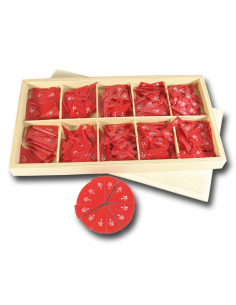 Cut Outs Labeled Fraction Circles 1/11 to 1/20