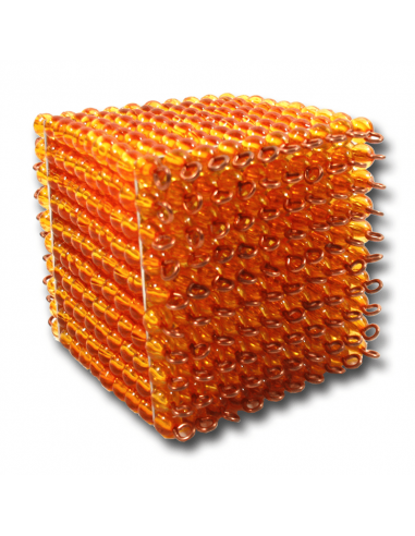 Golden Bead Thousand Cube