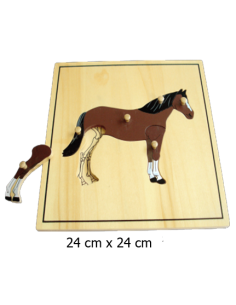 Horse Puzzle Skeleton